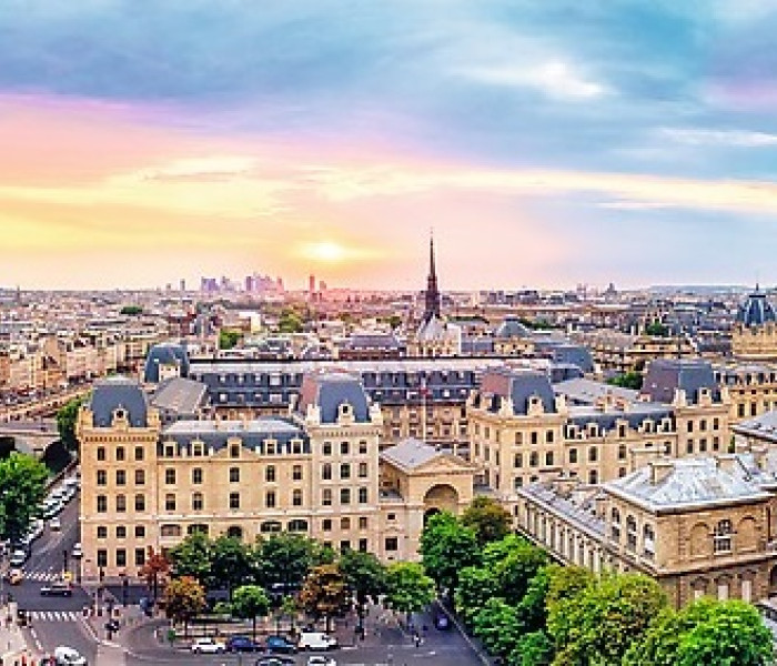 Puzzle - Trefl - Widok na katedrę Notre-Dame – Puzzle Panoramiczne