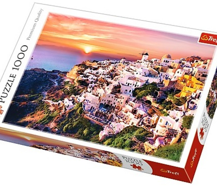 Puzzle - Trefl - Santorini o zachodzie słońca