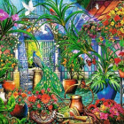 Puzzle - Trefl - Ukryty ogród