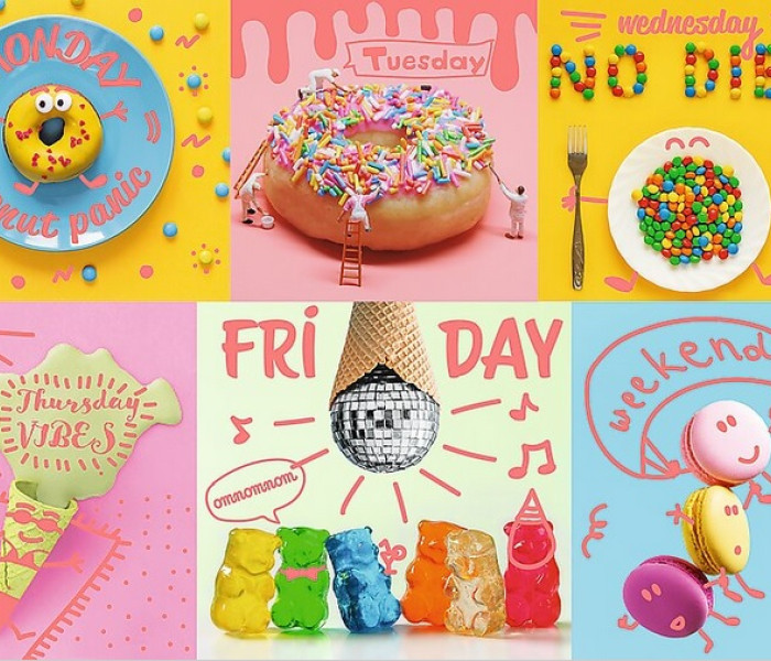 Puzzle - Trefl - Słodki tydzień