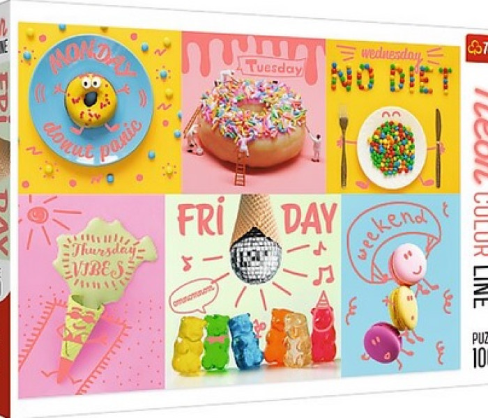 Puzzle - Trefl - Słodki tydzień