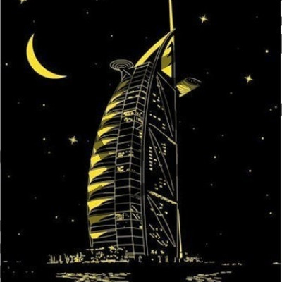 Burj al Arab - Świecąca układanka